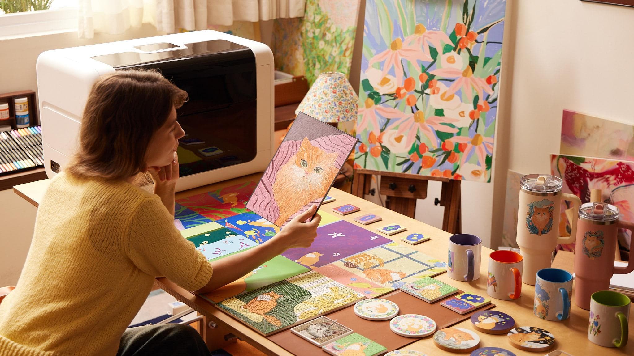 Morpho desktop UV printer shown in the official July 2026 launch image.