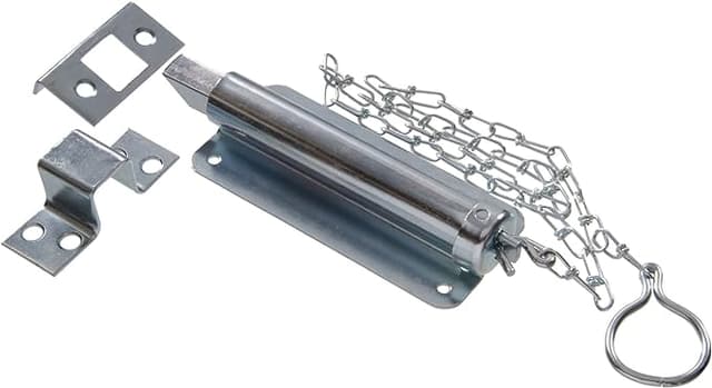 Chain bolt latch mechanism for hidden door