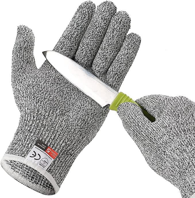 Cut resistant work gloves