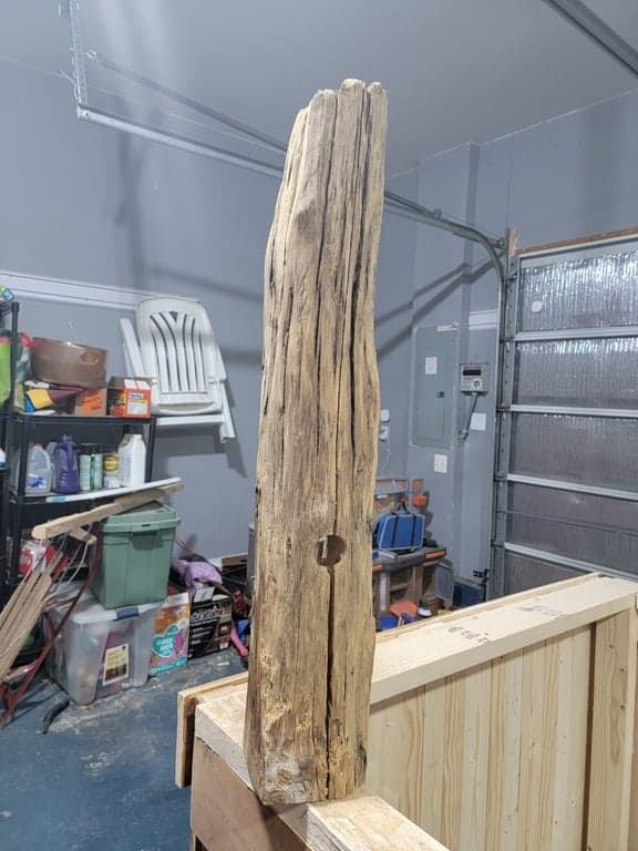 Barn beam ready for work