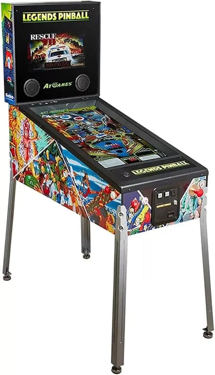 Pre-built commercial virtual pinball machine