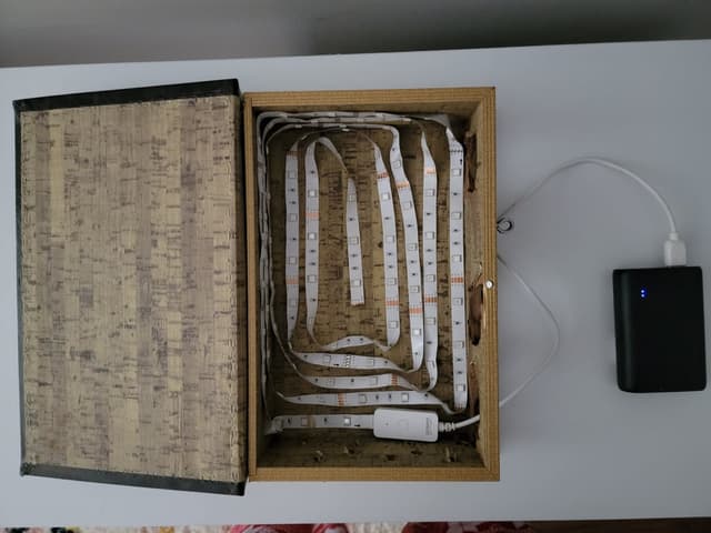 Book latch mechanism with illuminated effect