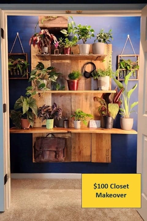 Completed Gardener's Closet Makeover