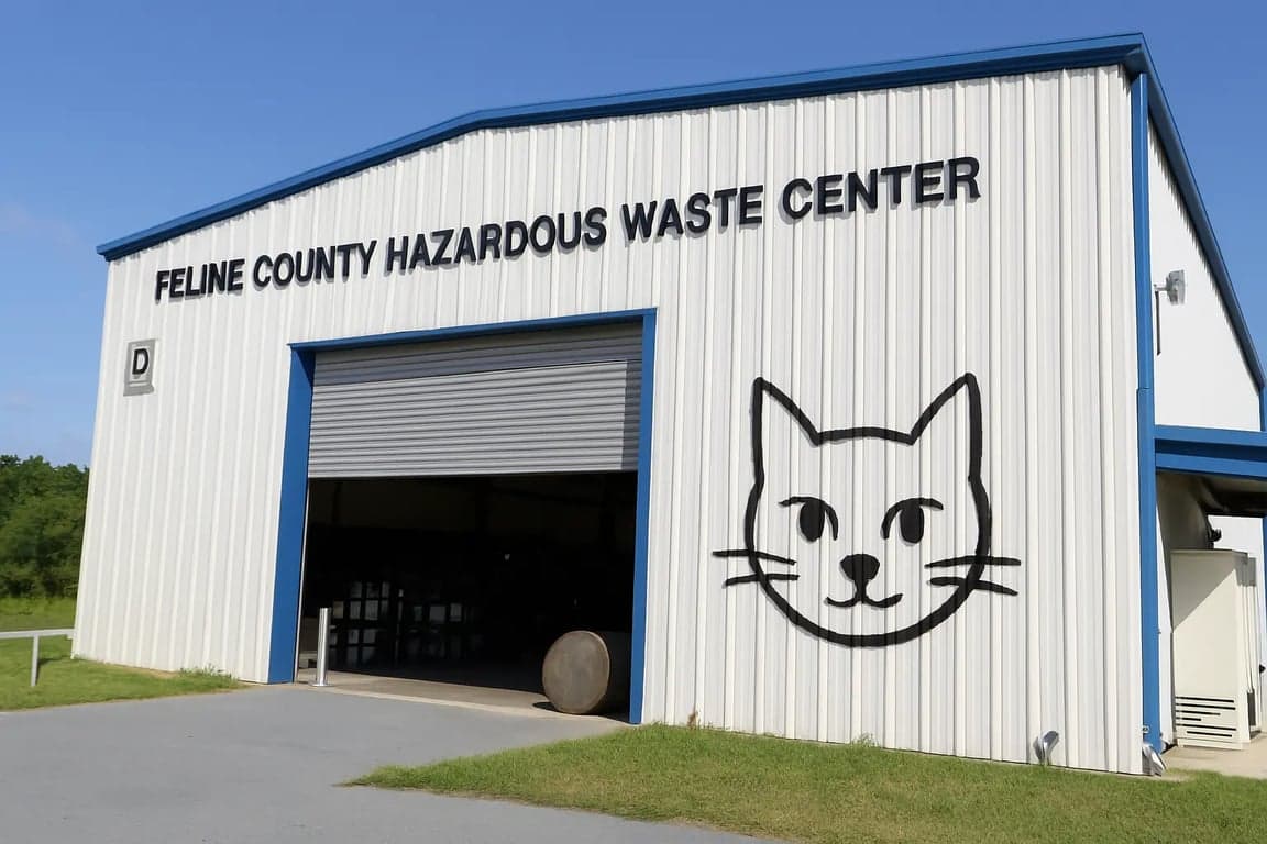 Household hazardous waste collection facility
