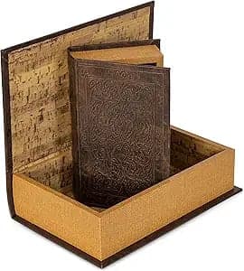 Faux book box for hidden latch mechanism