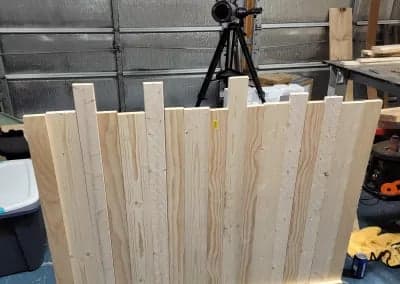 2x4 lumber frame