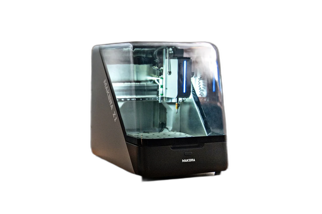 Official Makera Z1 enclosed desktop CNC product cutout.