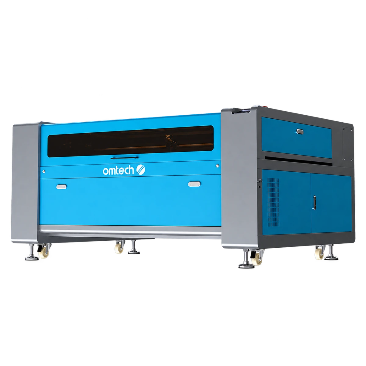 OMTech Maker AF4063-150 cabinet CO₂ laser, isolated from the official product image.