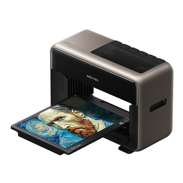 Official eufyMake E1 desktop UV printer product image.